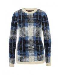 Женский разноцветный свитер с круглым вырезом от QED London