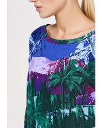 Женский разноцветный свитер с круглым вырезом от Reebok