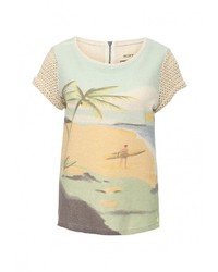 Женский разноцветный свитер с круглым вырезом от Roxy