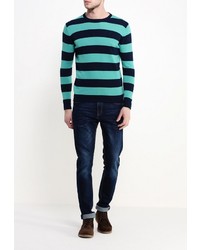 Мужской разноцветный свитер с круглым вырезом от SPRINGFIELD