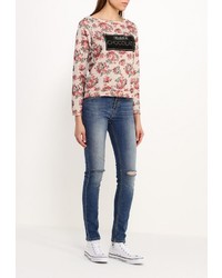 Женский разноцветный свитер с круглым вырезом от SPRINGFIELD