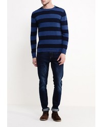 Мужской разноцветный свитер с круглым вырезом от SPRINGFIELD