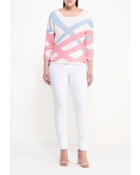 Женский разноцветный свитер с круглым вырезом от Steilmann