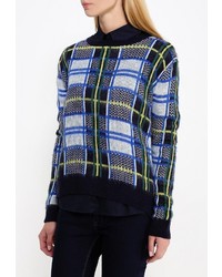 Женский разноцветный свитер с круглым вырезом от Sweewe