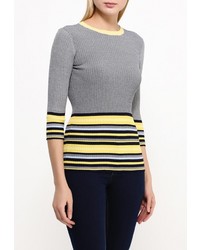 Женский разноцветный свитер с круглым вырезом от Sweewe