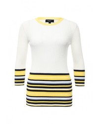 Женский разноцветный свитер с круглым вырезом от Sweewe