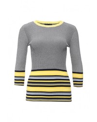 Женский разноцветный свитер с круглым вырезом от Sweewe