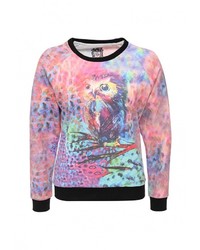 Женский разноцветный свитер с круглым вырезом от Taya