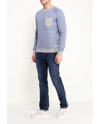 Мужской разноцветный свитер с круглым вырезом от Tom Tailor Denim