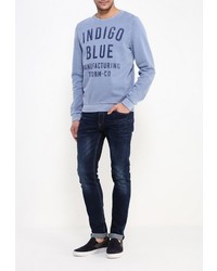 Мужской разноцветный свитер с круглым вырезом от Tom Tailor Denim