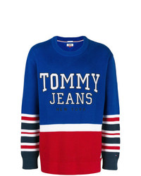 Мужской разноцветный свитер с круглым вырезом от Tommy Jeans