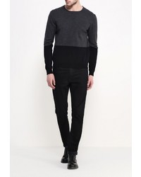 Мужской разноцветный свитер с круглым вырезом от Top Secret