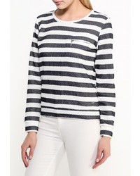 Женский разноцветный свитер с круглым вырезом от Troll