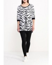 Женский разноцветный свитер с круглым вырезом от Troll