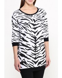 Женский разноцветный свитер с круглым вырезом от Troll