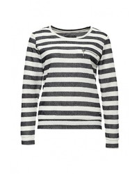 Женский разноцветный свитер с круглым вырезом от Troll