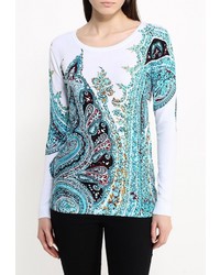 Женский разноцветный свитер с круглым вырезом от Vis-a-Vis