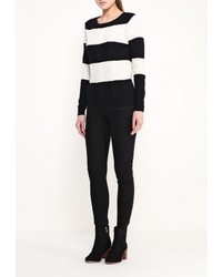 Женский разноцветный свитер с круглым вырезом от Vis-a-Vis