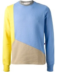 Мужской разноцветный свитер с круглым вырезом от Walter