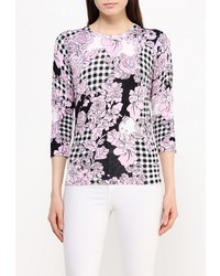 Женский разноцветный свитер с круглым вырезом от Zarina