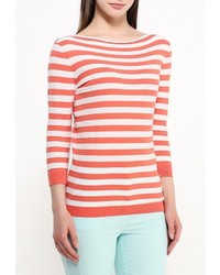 Женский разноцветный свитер с круглым вырезом от Zarina