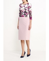 Женский разноцветный свитер с круглым вырезом от Zarina