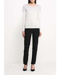 Женский разноцветный свитер с круглым вырезом от Zarina