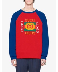 Мужской разноцветный свитшот с принтом от Gucci