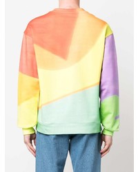Мужской разноцветный свитшот с принтом от Moschino