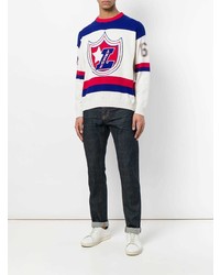 Мужской разноцветный свитшот с принтом от Laneus