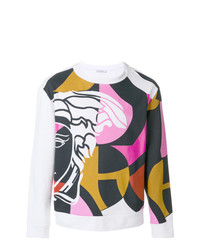 Мужской разноцветный свитшот с принтом от Versace Collection