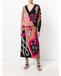 Разноцветный свободный свитер от Temperley London