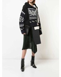 Разноцветный свободный свитер от Sacai