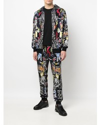 Мужской разноцветный спортивный костюм от Philipp Plein