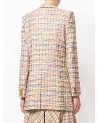 Женский разноцветный твидовый жакет от Talbot Runhof