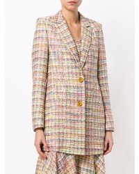 Женский разноцветный твидовый жакет от Talbot Runhof