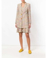 Женский разноцветный твидовый жакет от Talbot Runhof