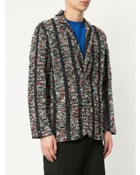 Мужской разноцветный твидовый пиджак от Coohem