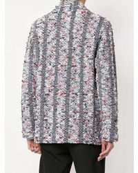 Мужской разноцветный твидовый пиджак от Coohem