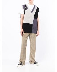 Мужской разноцветный трикотажный жилет от Izzue