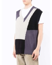 Мужской разноцветный трикотажный жилет от Izzue