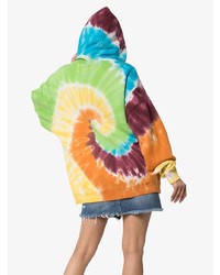 Женский разноцветный худи с принтом тай-дай от R13
