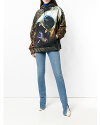 Женский разноцветный худи с принтом от R13