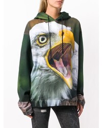 Женский разноцветный худи с принтом от R13