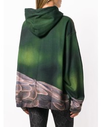 Женский разноцветный худи с принтом от R13