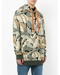 Мужской разноцветный худи с принтом от Loewe