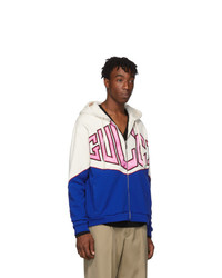 Мужской разноцветный худи с принтом от Gucci