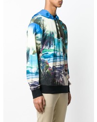 Мужской разноцветный худи от Balmain