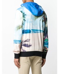 Мужской разноцветный худи от Balmain