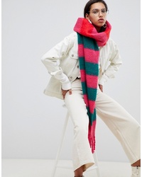Женский разноцветный шарф в горизонтальную полоску от ASOS DESIGN